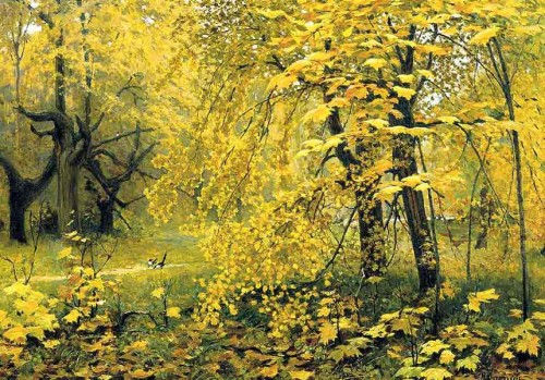 Картина И.С. Остроухова «Золотая осень»